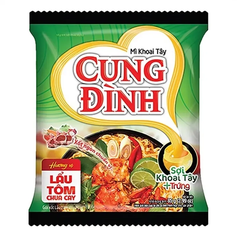 Mì cung đình vị lẩu tôm cay
