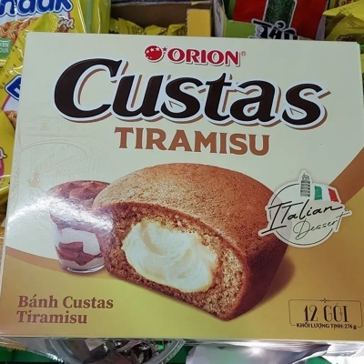 Hình ảnh sản phẩm Bánh custad tiramisu 276g - Xuân Shop Việt Nhật Kawagoe